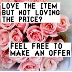 Reasonable offers accepted🥰